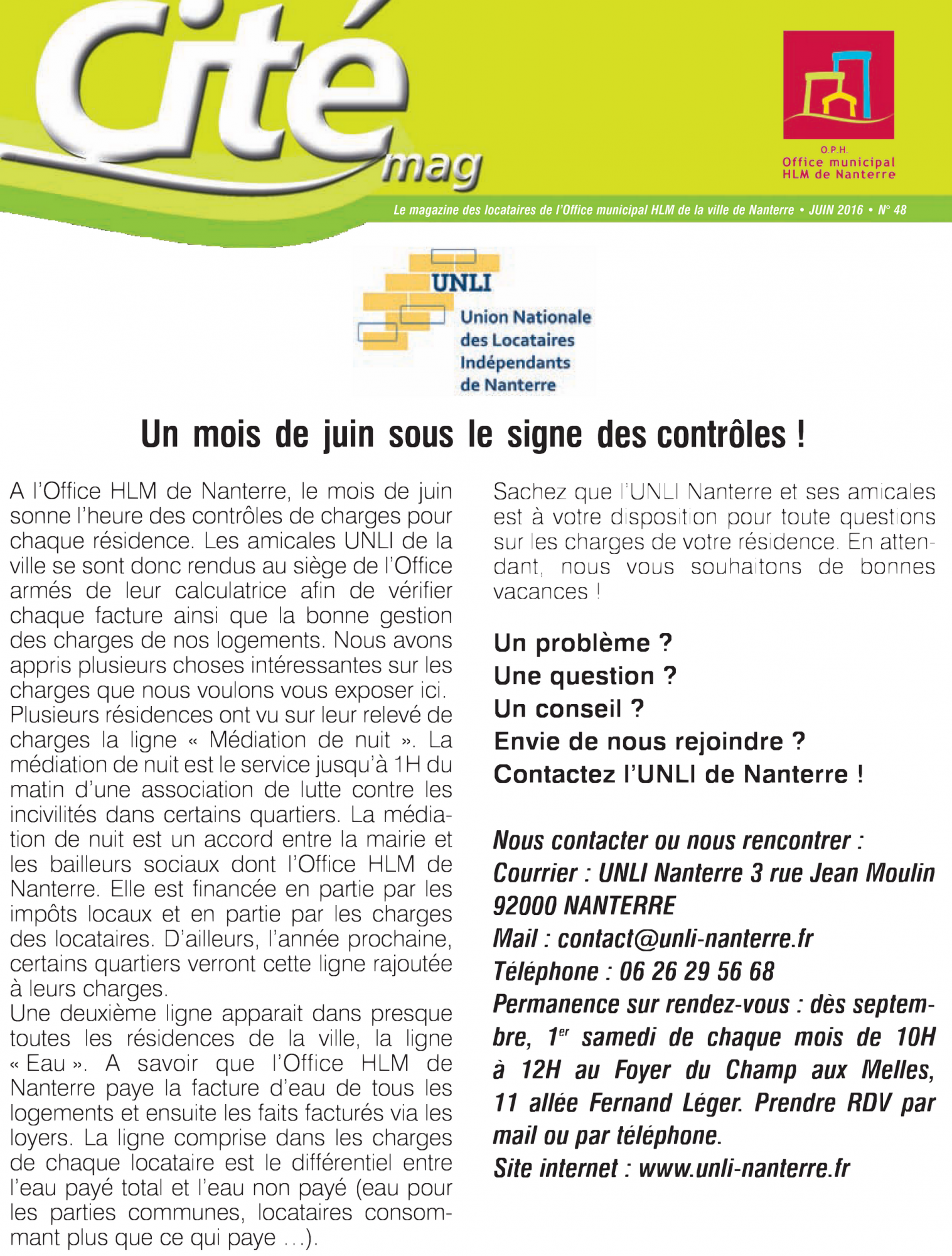 Tribune Cité Mag 48 - 2016-06